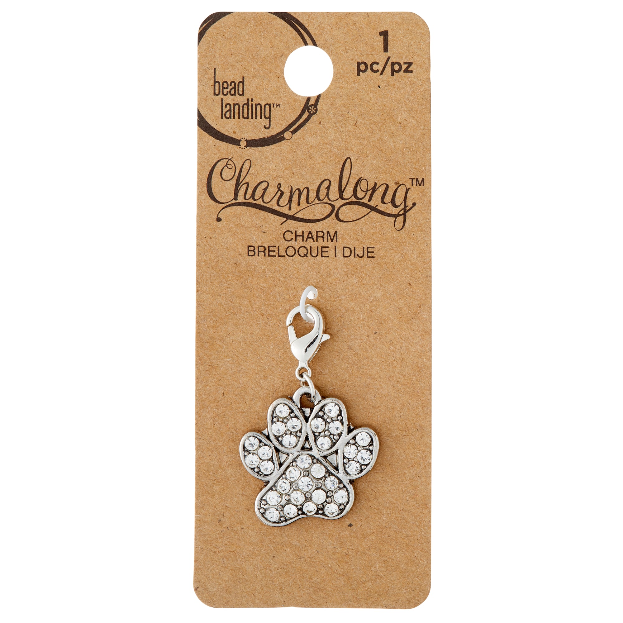 12 Pack: Paw Charm by Bead Landing™